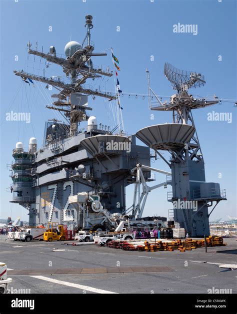 USS Abraham Lincoln's control tower